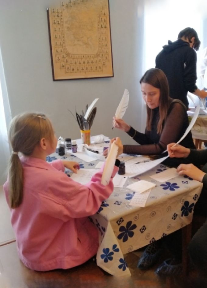 Учимся писать пером