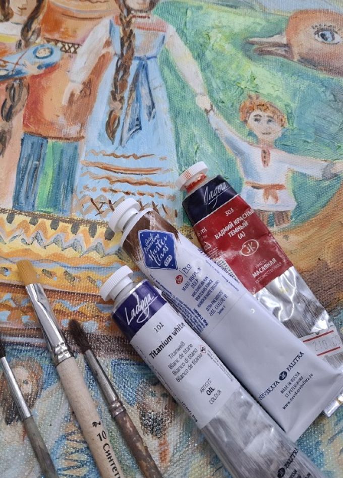 Живопись на холсте. Мастер-класс