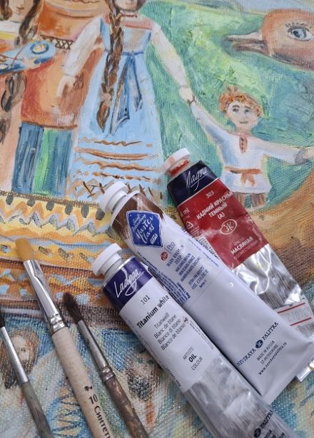 Живопись на холсте. Мастер-класс