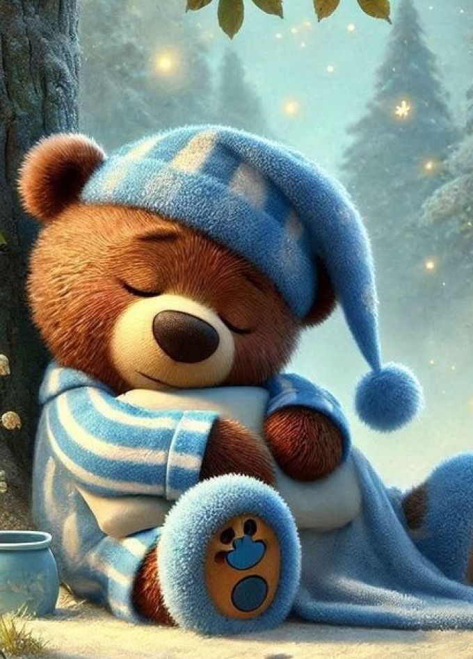 Медвежонок просыпается